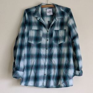 Sonoma Everyday Long Sleeve Plus Size Shirt 🤍💚💙